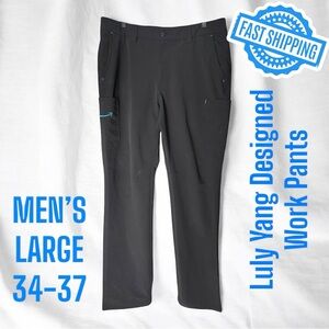 Luly Yang Amazon Employee Cargo Work Pants - Mens Large (34-37) Black 32" Inseam